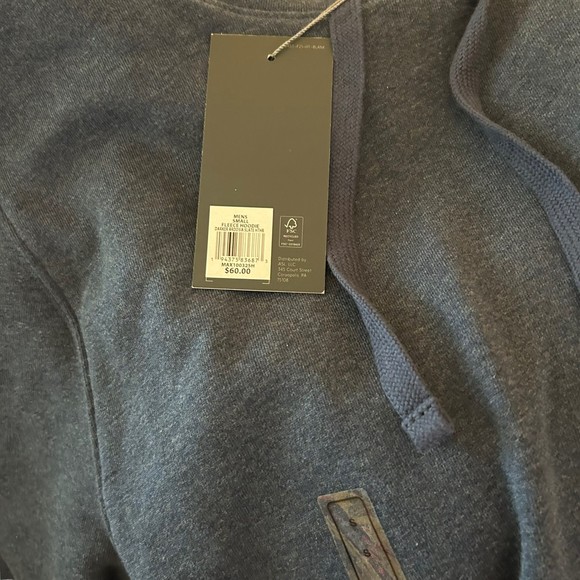 vrst Jackets & Coats Nwt Vrst Mens Fleece Hoodie Sz Small Blue